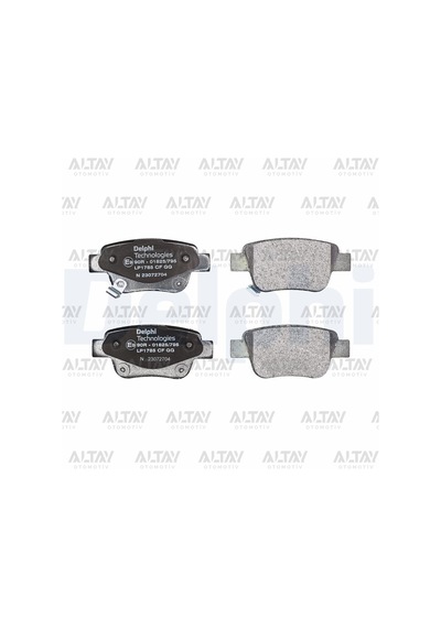 Delphı Fren Balata Avensis 03-08 / Verso 04-09 Dizel Disk Arka 04466-05010