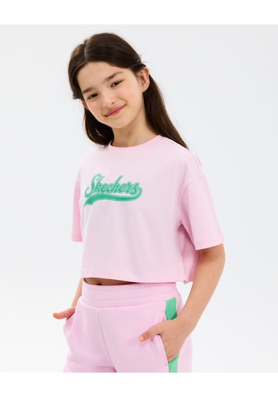 Skechers G Lw Fleece Sweat Short Büyük Kız Çocuk Lightpink Eşofman Altı Sk2610032-0098 Pembe