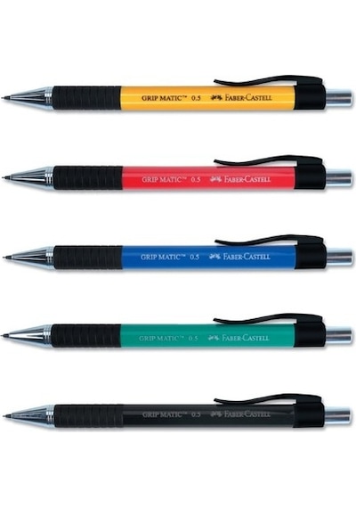 Faber Castell Grip Matik Versatil Kalem 0.5 Mavi