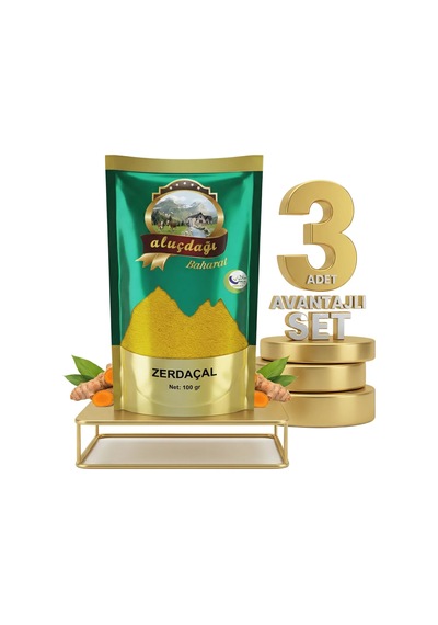 Aluçdağı Zerdeçal 3x100 Gr