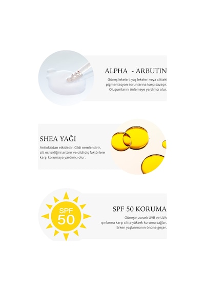 Vitanova Leke Karşıtı Yüksek Koruyucu Güneş Kremi SPF50+ 50 ML﻿