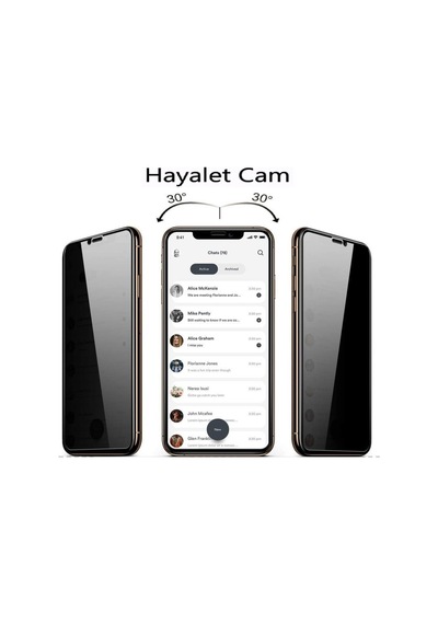 Pp Apple Uyumlu iPhone 11 Gizli Hayalet Privacy 5d Koruyucu Kırılmaz Cam 426139919 97797159