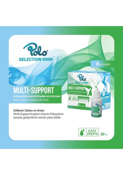 Polo Multi Support Kuş Multivitamin 30 ML