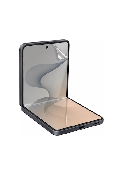Samsung Galaxy Z Flip 8 Uyumlu Ön Body Şeffaf Ultra Koruyucu Nano Jelatin