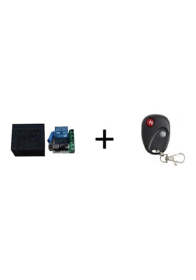 1 Kanal Dc5v-30v 10a Röle + 2 Kanal Rf Uzaktan Kumanda 433mhz