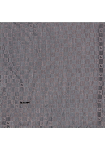Cacharel Jakarlı İpek Koton Eşarp - 8932982-974 Füme Füme
