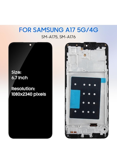Samsung Galaxy A17 A176 Oled Çıtalı Lcd Ekran Dokunmatik