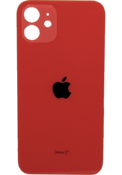 Apple Uyumlu iPhone 12 Arka Pil Batarya Kapak Kırmızı
