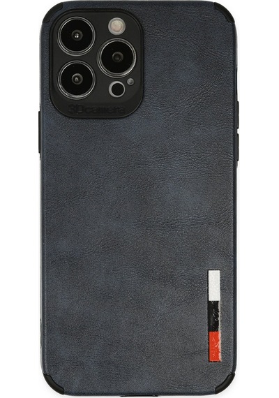 Newface - 607 - İphone 13 Pro Kılıf Loop Deri Silikon - Edntrend - - Lacivert