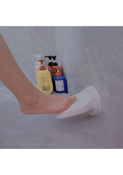 Banyo Ayak Dayanağı Pedalı Beyaz