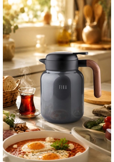 Fika Paeta Termos 1300 Ml - Antrasit-7582 Gri