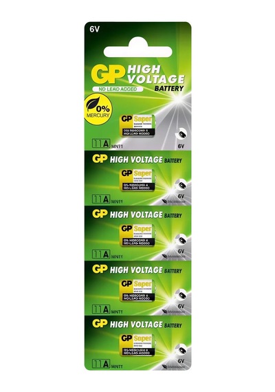 Gp Gp11a-c5 6v Alkalin Yüksek Voltajlı Spesifik Kumanda Pili 5'li Kart