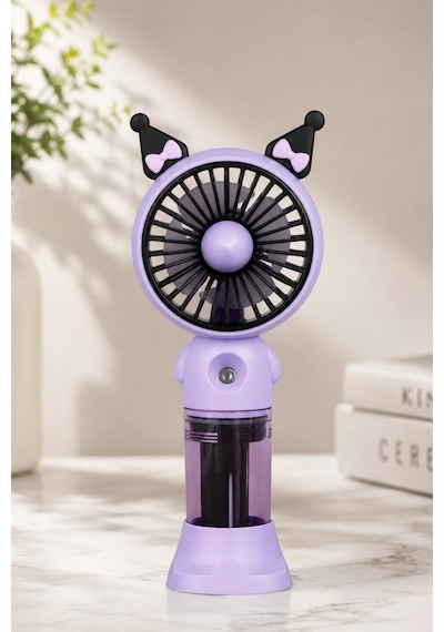 Glr K01 Taşınabilir Sulu El Fanı, Mini Buharlı Vantilatör, Type-c Şarjlı Seyahat Fanı