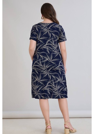 Wearon Kadın Sumru Cepli Kuplu Kısa Kol Lacivert Elbise Lacivert Wearon Kadın Sumru Cepli Kuplu Kısa Kol Lacivert Elbise Lacivert