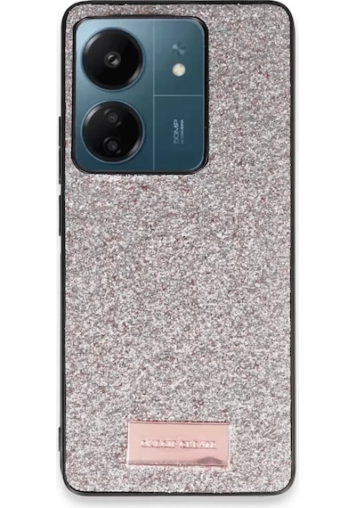 Onegif Xiaomi Redmi 13c Bright Simli Kapak - Gold Altın