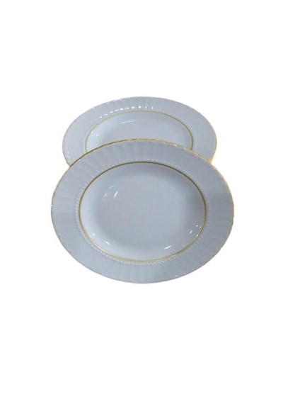 Kütahya Çukur Sedef 22 Cm 6 Lı Yemek Tabagı