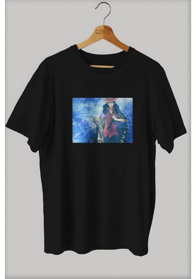 Noıssey -wed One Piece Baskılı Oversize T-shirt Tişört Sokak Tarzı Siyah