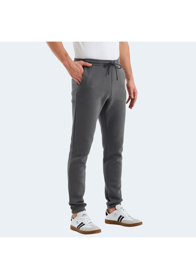 Slazenger VARIOUS Erkek Cepli Dar Paça Koyu Gri Eşofman Altı