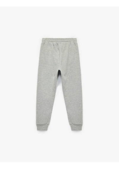 Koton Baskılı Şardonlu Jogger Gri Erkek Çocuk Eşofman Altı 6wkb40123tk Gri