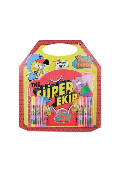 Kral Şakir Ks-0200 Boyama Seti Blisterlı