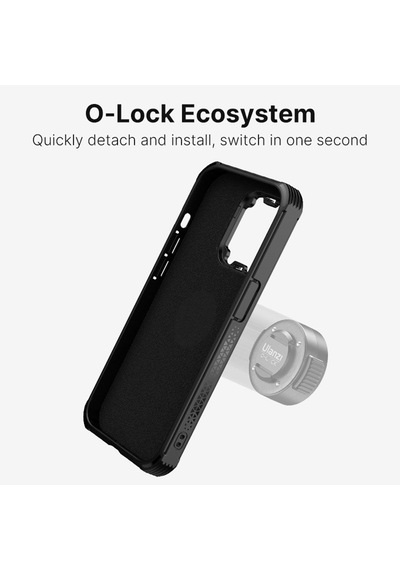 Ulanzi O-lock Apple Uyumlu iPhone 14 Pro Max Quick Release Kılıfı - 3262 siyah
