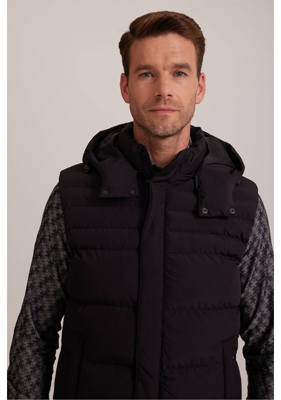 Ysf Erkek Siyah Regular Fit Yelek