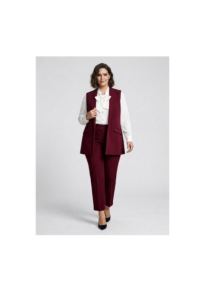 Hanezza Şık Kadın Atlas Blazer Yelek - 4 Mevsim Ofis Ve Günlük Kombinler Şarap Rengi - 4035067 Şarap Rengi Hanezza Şık Kadın Atlas Blazer Yelek - 4 Mevsim Ofis Ve Günlük Kombinler Şarap Rengi - 4035067 Şarap Rengi