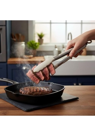 Mutfak Maşası Yemek Izgara Salata Barbekü Kızartma Maşası, Isıya Dayanıklı Paslanmaz Çelik Saplı Silikon Yemek Maşası 3 Renk Seçeneği Gri-krem-bej Bej Mutfak Maşası Yemek Izgara Salata Barbekü Kızartma Maşası, Isıya Dayanıklı Paslanmaz Çelik Saplı Silikon Yemek Maşası 3 Renk Seçeneği Gri-krem-bej Bej