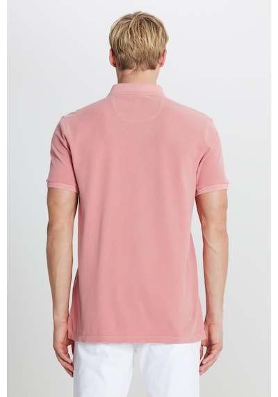 AC&Co / Altınyıldız Classics Erkek Gul Kurusu %100 Pamuk Slim Fit Dar Kesim Polo Yaka Tişört Gul Kurusu