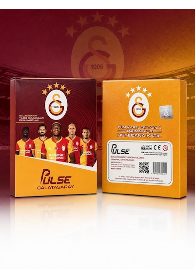Mythos Pulse Galatasaray Futbolcu Kartları 10'lu Özel Kutu 2025/2026 Resmi Lisanslı