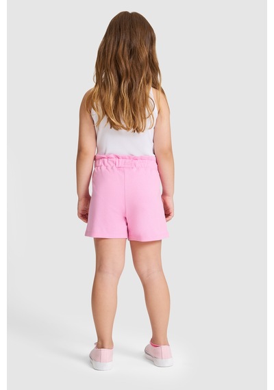 U.s. Polo Assn. Kız Çocuk Pembe Şort Örme 50325692-vr041