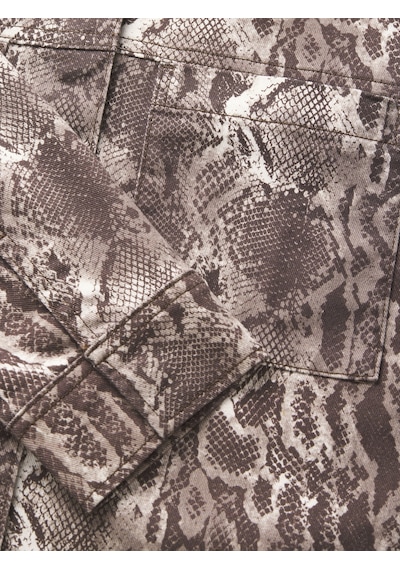Jack & Jones Kadin Cep Detayli Desenli Gömlek Ceket - Sarah - 12280825 Bracken