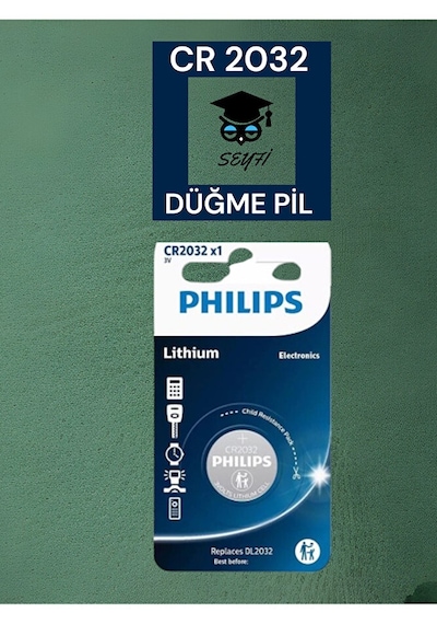 Philips Cr 2032 Düğme Pil 3w