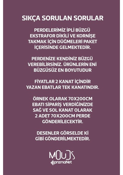 Mandala Etnik Desenli Süet Oturma Odası Salon Fon Perde Baskılı Ekstrafor Büzgü 2 Kanat Prd-1100 Çok Renkli