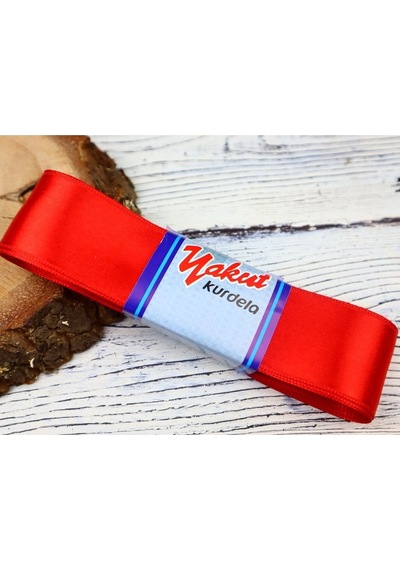 FdayAksesuar 4 Cm Saten Kurdele Kırmızı 1 Top 5 Metre FRDY26848