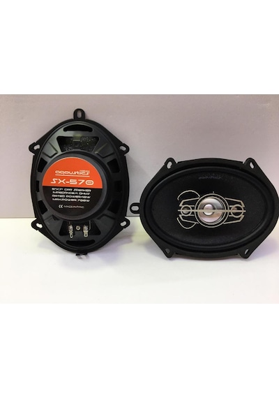 Aqoustics Sx-570 5 X 7 Oval Hoparlör Tweeterli 700 Watt