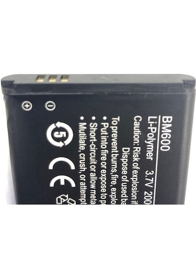 BM600 Li-Polymer 3.7V 2000 mAh 7.4 Wh Batarya
