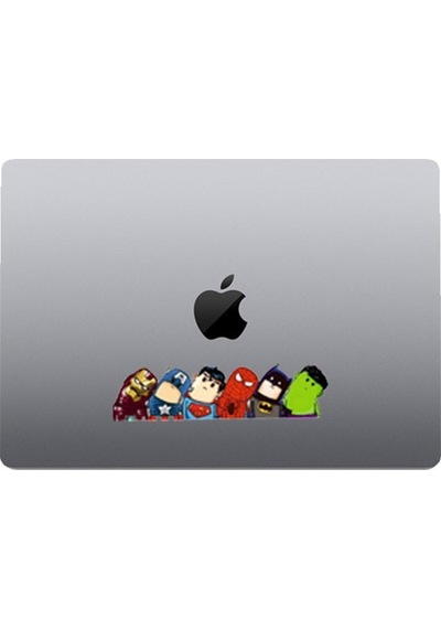 Marvel Kahramanları Oto Sticker, Kask, Motorsiklet, Laptop Sticker 22x5 Cm