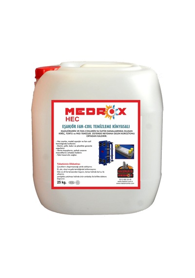 Medrox Hec-Eşanjör Fancoıl Temizleme Kimyasalı 25 Kg