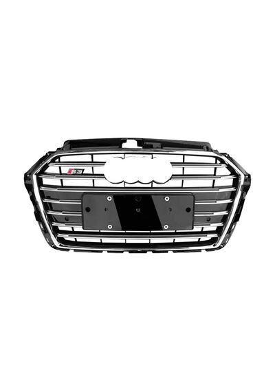 Audi A3 S3 2016-2020 Kromlu Siyah Panjur