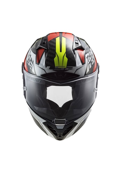 Ls2 Thunder Chase Beyaz-Kırmızı Kask