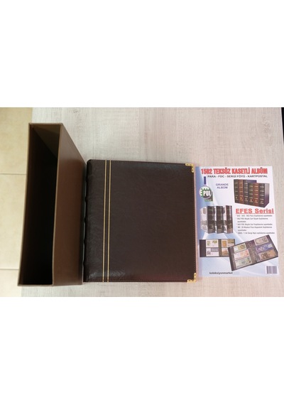 Kasetli Albüm Kağıt Para Madeni Para Fdc Kartpostal İçin-kr