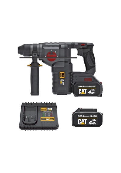 Cat Dx2150 18volt/4.0ah 2.8j Li-ion Çift Akülü Kömürsüz Profesyonel Sds-plus Kırıcı/delici