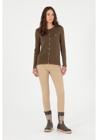 U.s. Polo Assn. Kadın Haki Hırka Triko 50288991-vr027 Haki