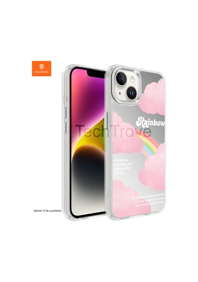 Apple Apple iPhone 13 / 14 Uyumlu Kılıf Airbagli Parlak Tasarımlı Kapak