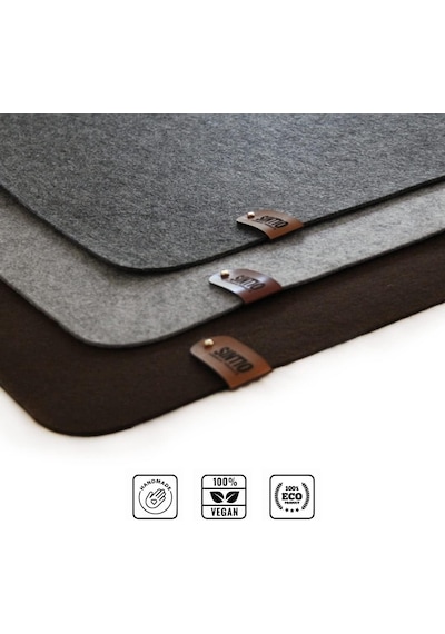 Sintio Keçe Mouseped 50x100cm Açık Gri, Oyuncu Gamer Mouse Pad, Büyük Boy Large Ofis Tipi Mou