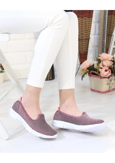 Nesil Shoes Dvm 901 Pudra Anatomik Esnek Kadın Yürüyüş Ayakkabısı-pudra Pudra