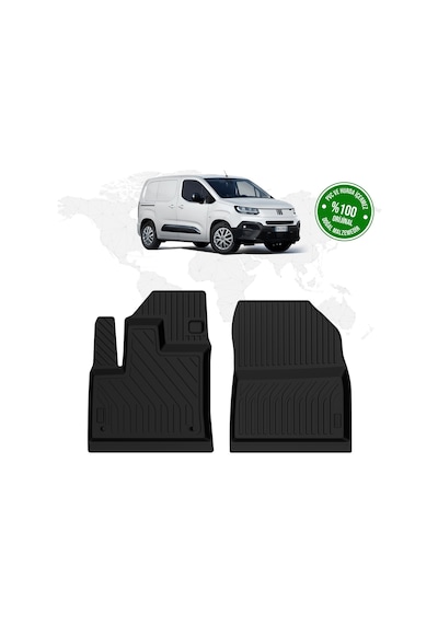 Fiat Doblo Panelvan 4d Havuzlu Paspas Ön İki Parça 2024 Model Ve Sonrası