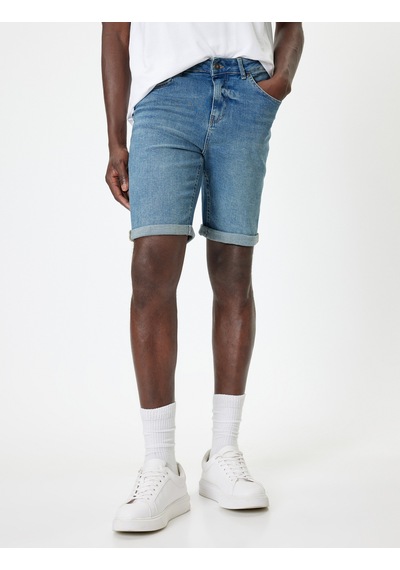 Koton Slim Fit Kot Şort Bermuda Düğmeli Cep Detaylı Petrol 4sam40029ıd Petrol Koton Slim Fit Kot Şort Bermuda Düğmeli Cep Detaylı Petrol 4sam40029ıd Petrol