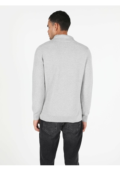 Colin's Regular Fit Sal Yaka Erkek Gri Kazak CL1051638_Q1.V2_GRA